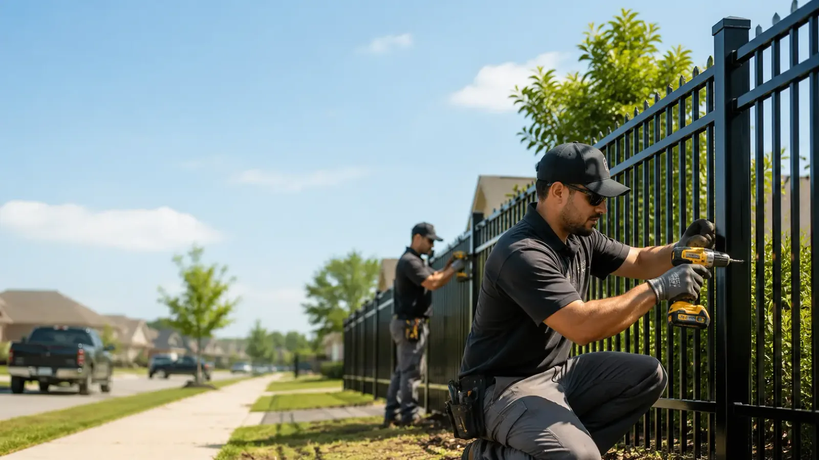 Metal Fence Installation in Oakford, IN